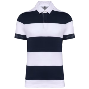 K286polo rugby raye navy white