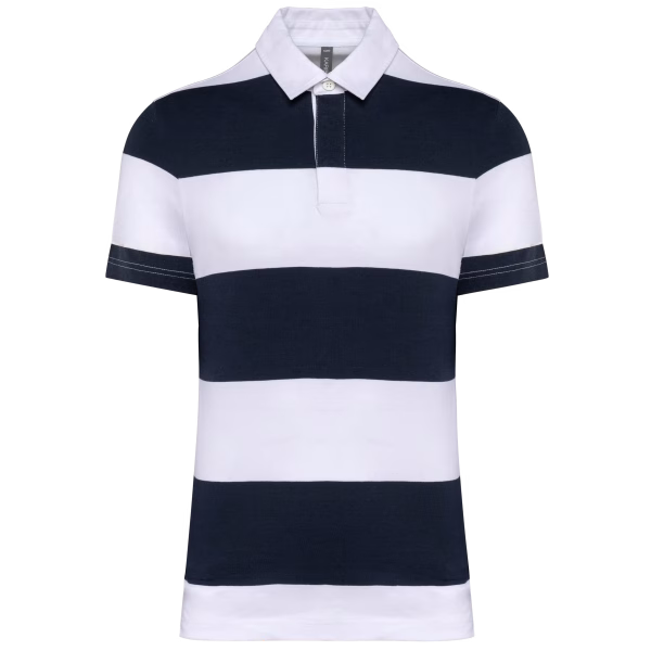 K286polo rugby raye navy white