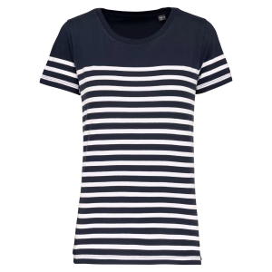 K3034 tshirt marin femme bio noir