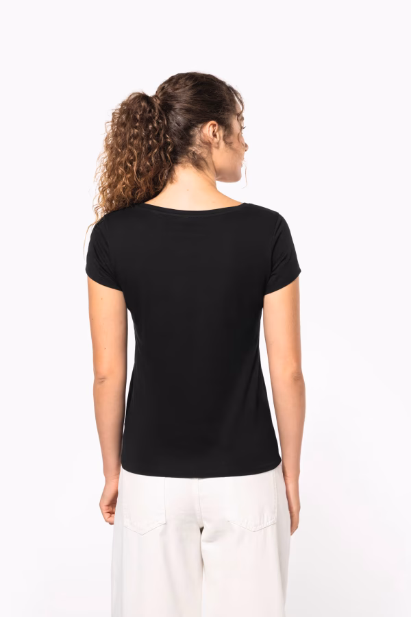 K384 tshirt col bateau dos