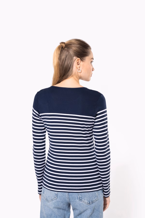 K386 tshirt marin femme dos