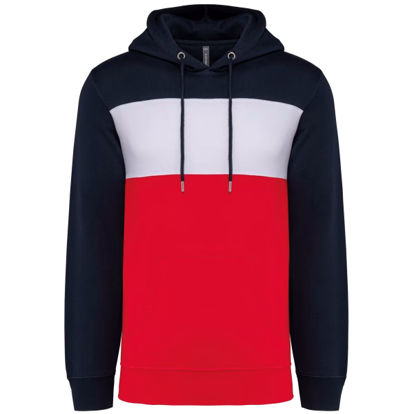 K4016 sweat tricolore unisexe 1