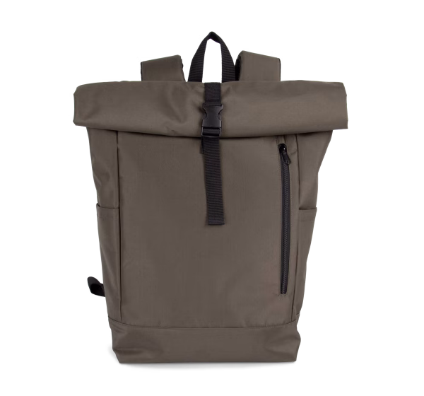 Ki0195 sac a dos casual roll top kaki