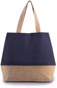 Ki0235 sac toile de jute marine