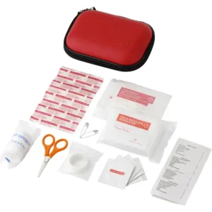 Kit de premiers secours rouge interieur
