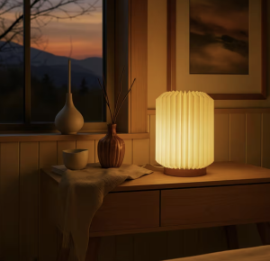 Lampe led en papier pliable 1