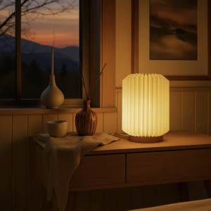 Lampe led en papier pliable 1
