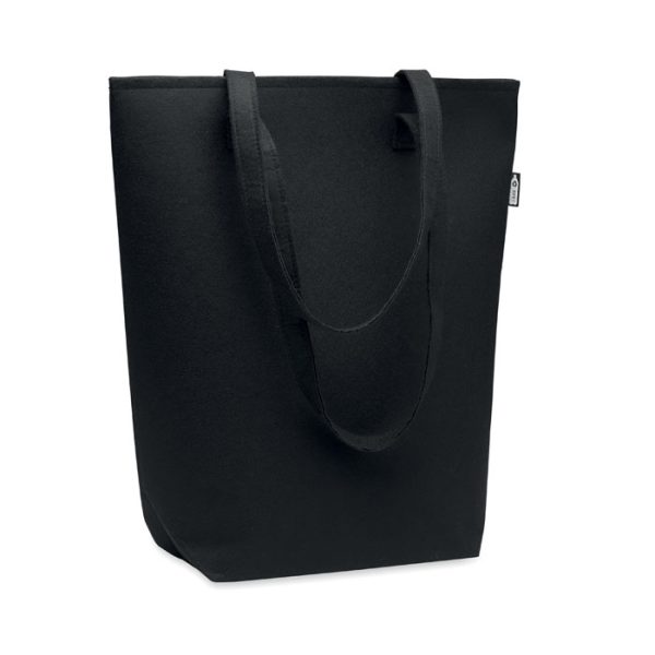 Mo6660 sac shopping feutre noir