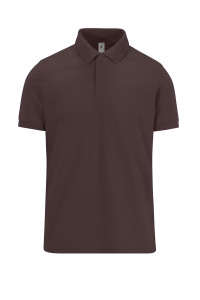 My polo 180 homme manches courtes chocolat