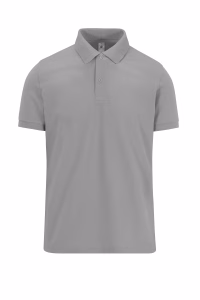 My polo 180 homme manches courtes gris