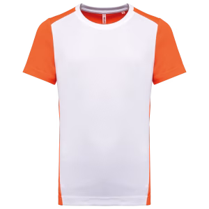 Pa4014 tshirt bicolore orange