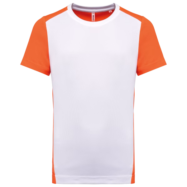 Pa4014 tshirt bicolore orange