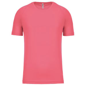 Pa438 tshirt sport homme corail
