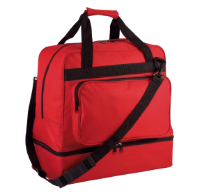 Pa519 sac de sport base rigide rouge