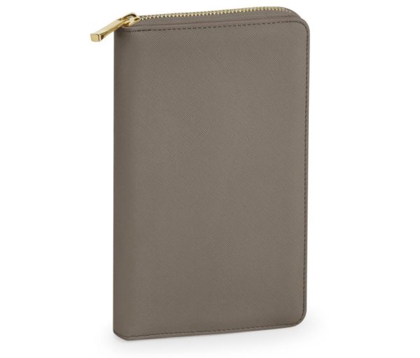Pochette bijoux taupe