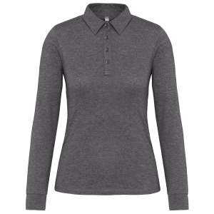 Ps k265 polo jersey manches longues gris