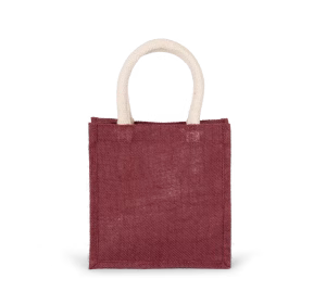 Ps ki0272sac jute petit modele bordeaux
