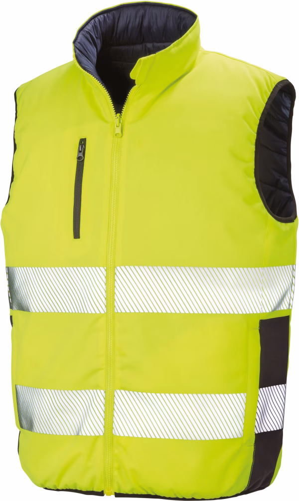 R332x bodywarmer de securite reversible