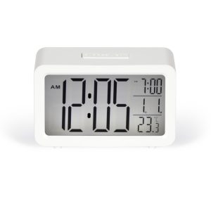 Reveil numerique led blanc