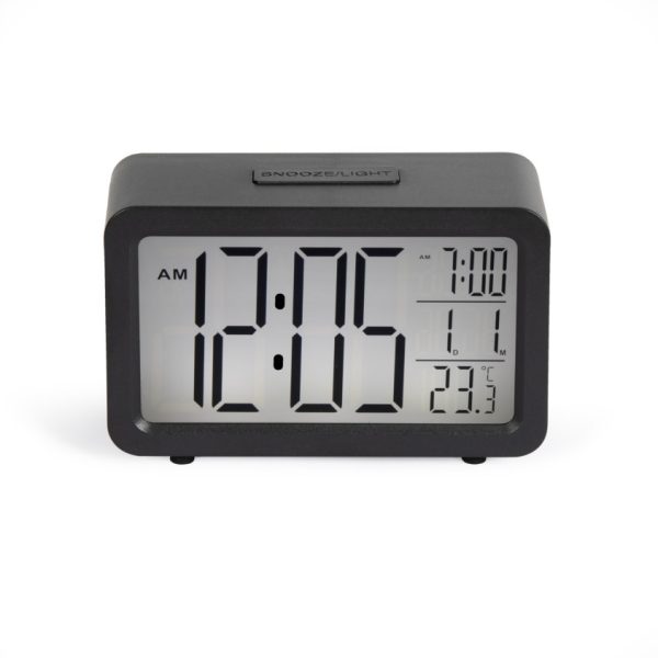 Reveil numerique led noir