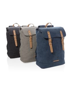 Sac a dos ordinateur en toile coloris