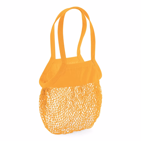 Sac filet courses jaune