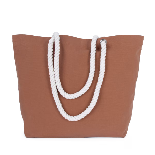 Sac fourre tout style marin marron