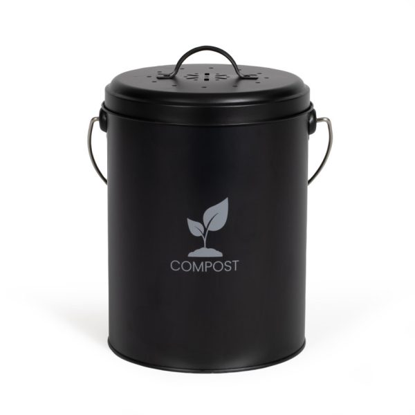 Seau a compost de cuisine noir