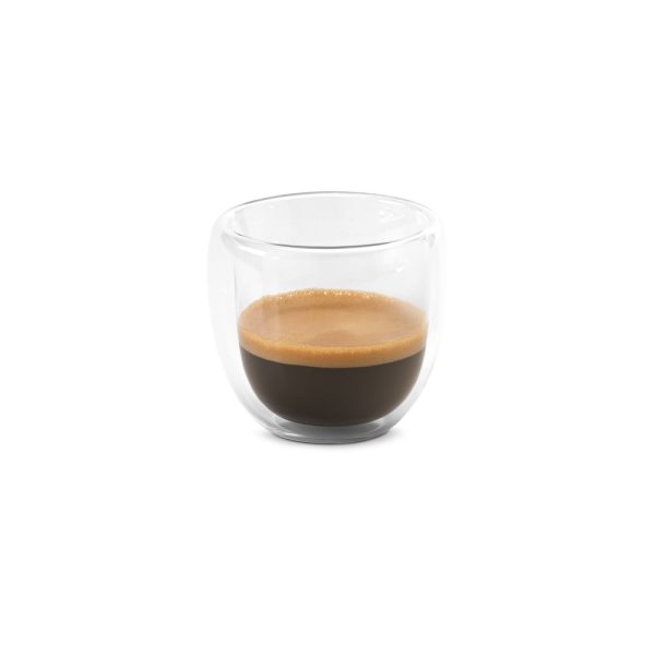 Set a cafe en verre isotherme avec 2 verres