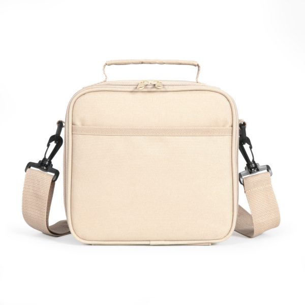 Set sacoche lunch box beige