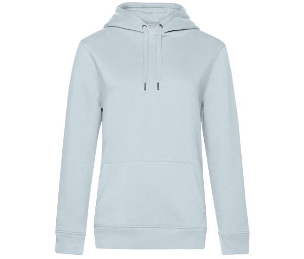 Sweat capuche femme ciel