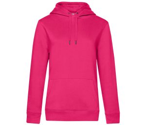 Sweat capuche femme rose