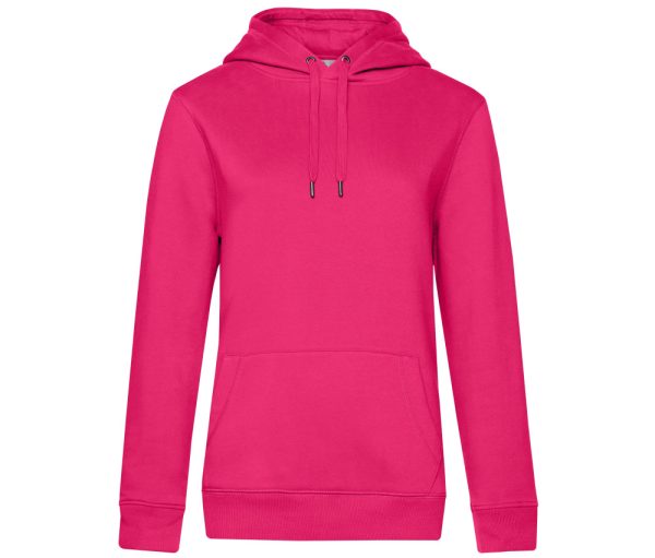 Sweat capuche femme rose