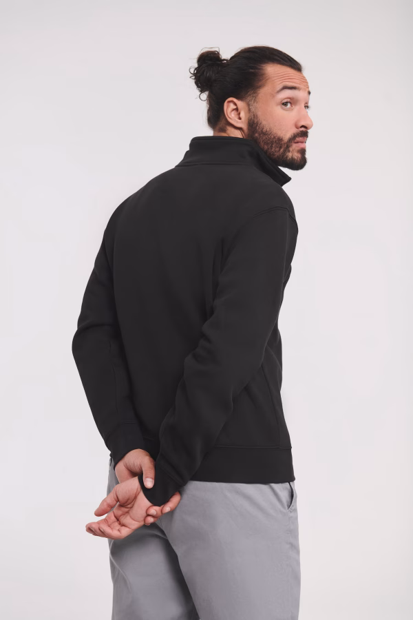 Sweat col zippe authentic dos