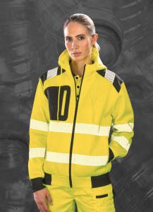 Sweat shirt a capuche de securite recycle