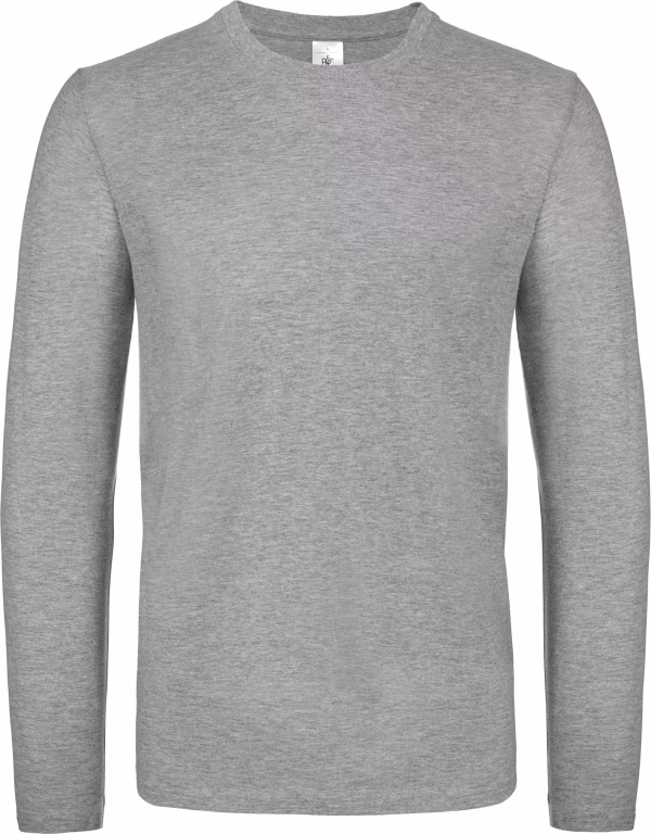 Tshirt manches longues homme gris