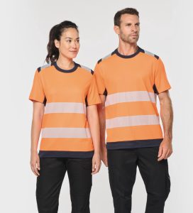 Wk360 t shirt de securite recycle