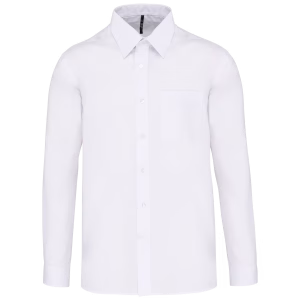 K545 chemise popeline homme blanc