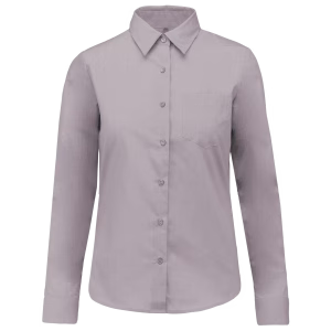 K549 chemise popeline gris