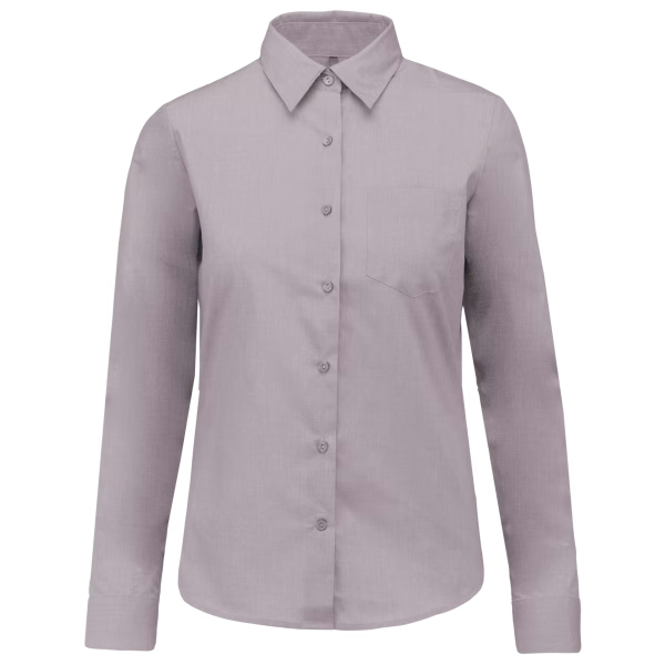 K549 chemise popeline gris