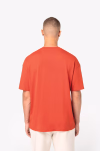 Ns352 t shirt dos oversize homme