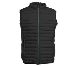 Pk316 bodywarmer bi matiere homme vert