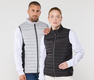 Pk317 bodywarmer bi matiere