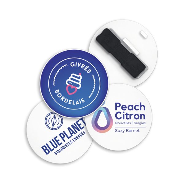 Badge plastique