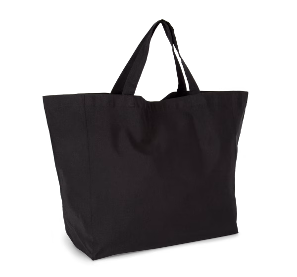 Ki5812 sac shopping noir francais