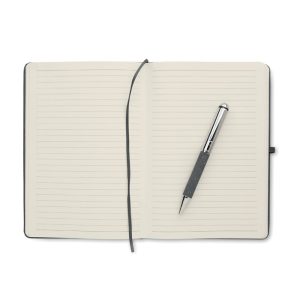 Mo2195 carnet cuir et stylo zoom