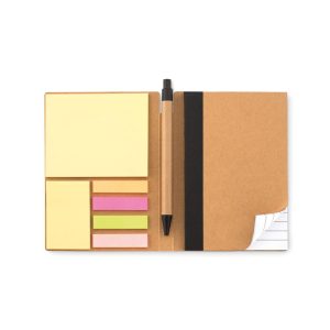 Mo9213 carnet avec bloc de notes adhesives et stylo