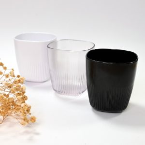 Moka blanc noir transparent