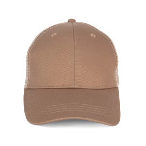 Ns036 casquette trucker ecoresponsable camel