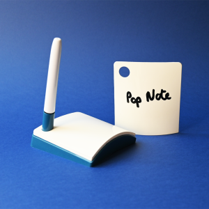 Pop note bleu